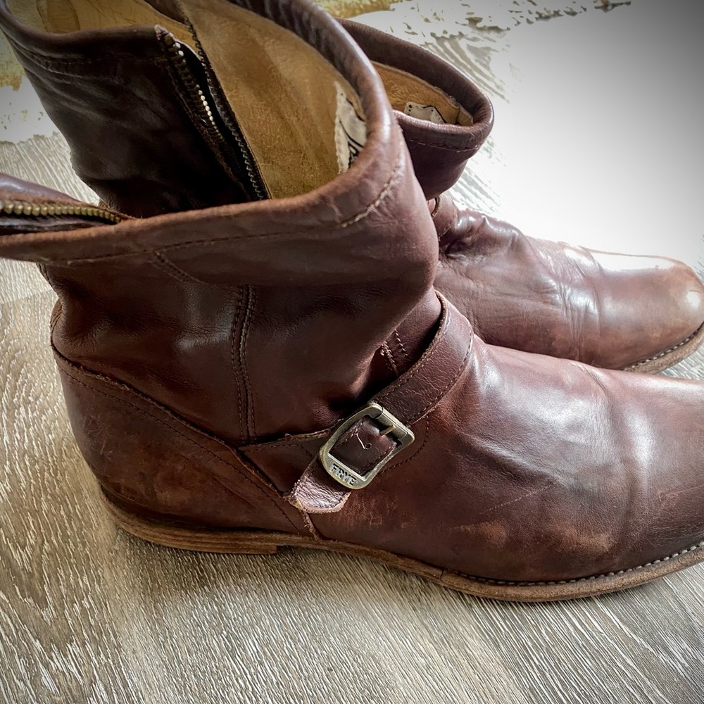 Men’s Frye boots in brown, size 13 - Picture 3 of 13